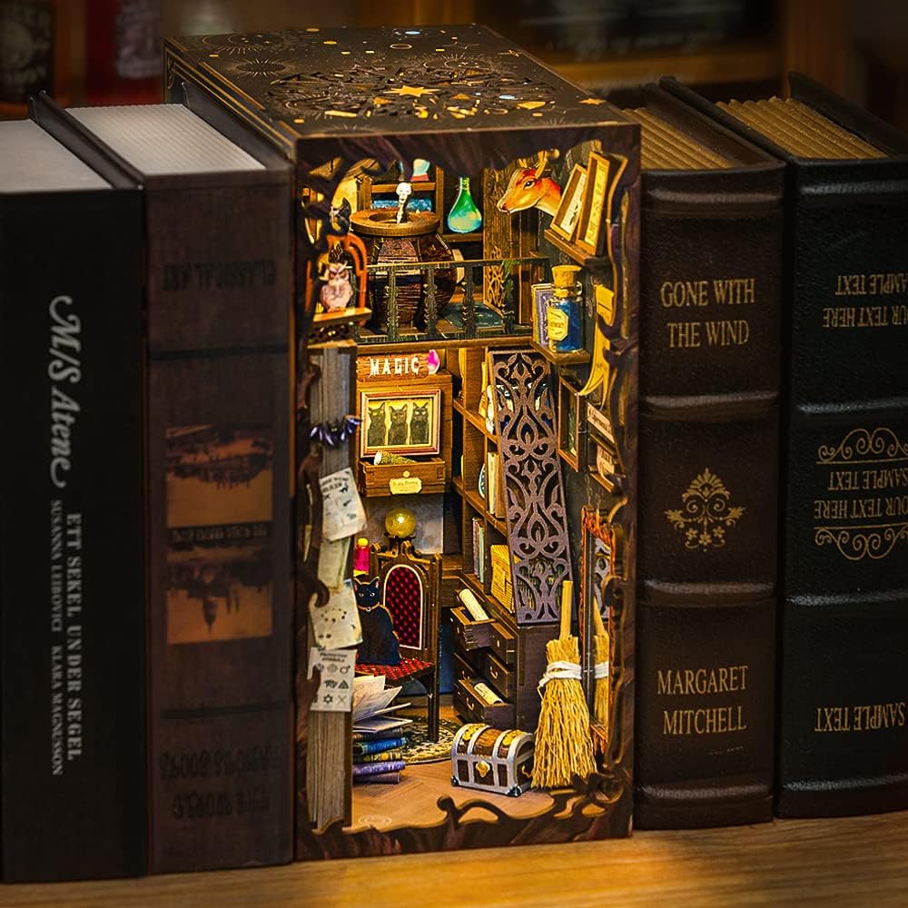 CuteBee DIY Booknook Kit - Magic Pharmacist Theme; Lighted 3D Puzzle o –  Timeless Motifs