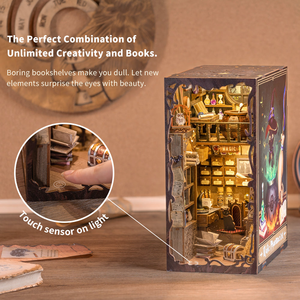 CUTEBEE DIY Book Nook Kit (Magic Pharmacist)