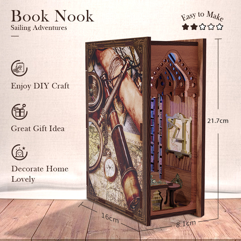 CUTEBEE DIY Book Nook Kit (Sailing Adventures)