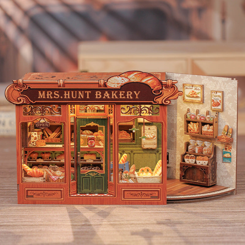 CUTEBEE DIY Dollhouse Kit | MRS.HUNT BAKERY