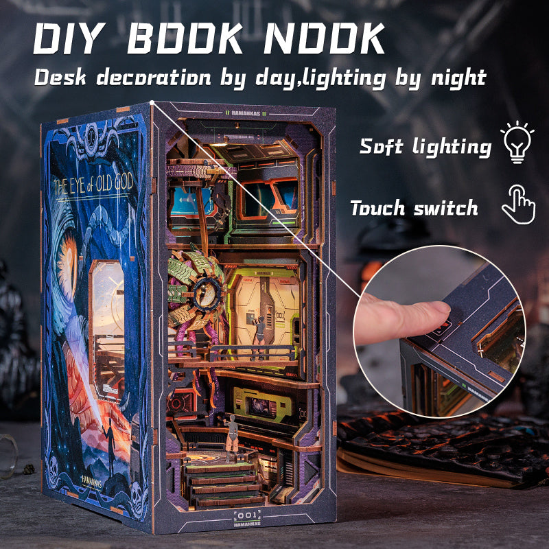 CUTEBEE DIY Book Nook Kit | The Eye of Old God