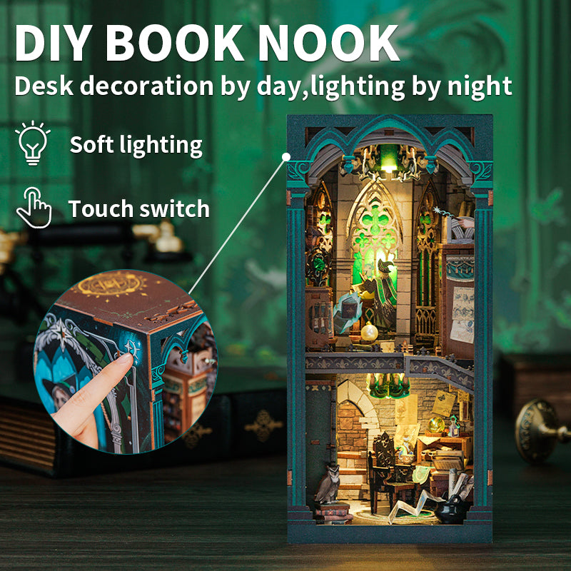 CUTEBEE DIY Book Nook Kit | Darkness Common Room