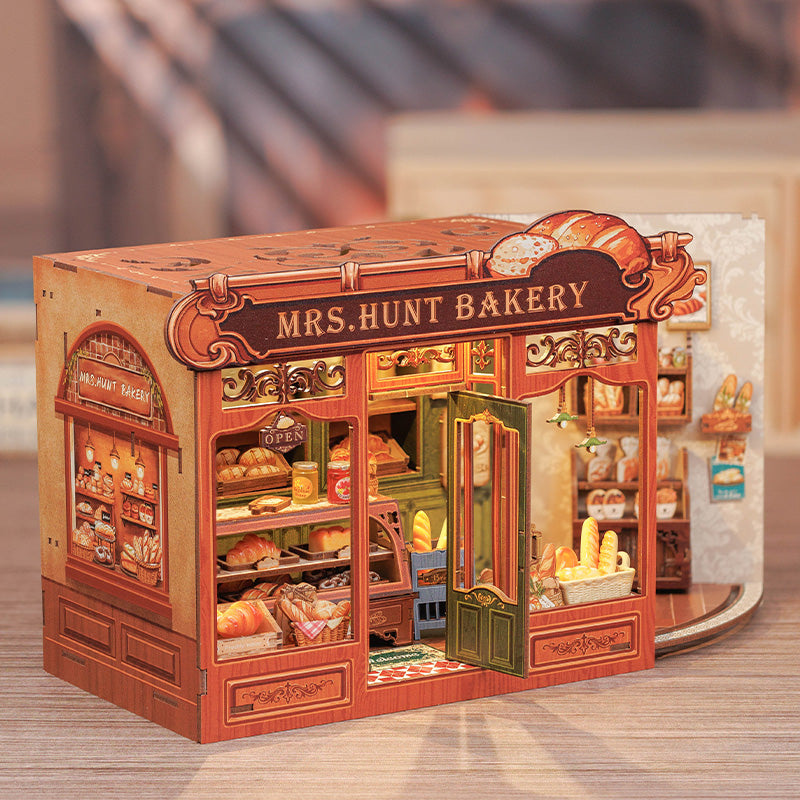 CUTEBEE DIY Dollhouse Kit | MRS.HUNT BAKERY