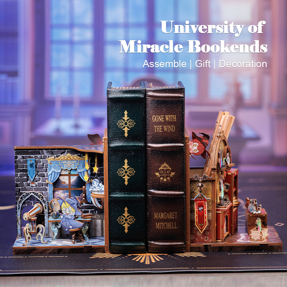 CUTEBEE DIY Bookends Kit (University of Miracle)