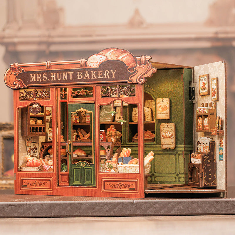 CUTEBEE DIY Dollhouse Kit | MRS.HUNT BAKERY