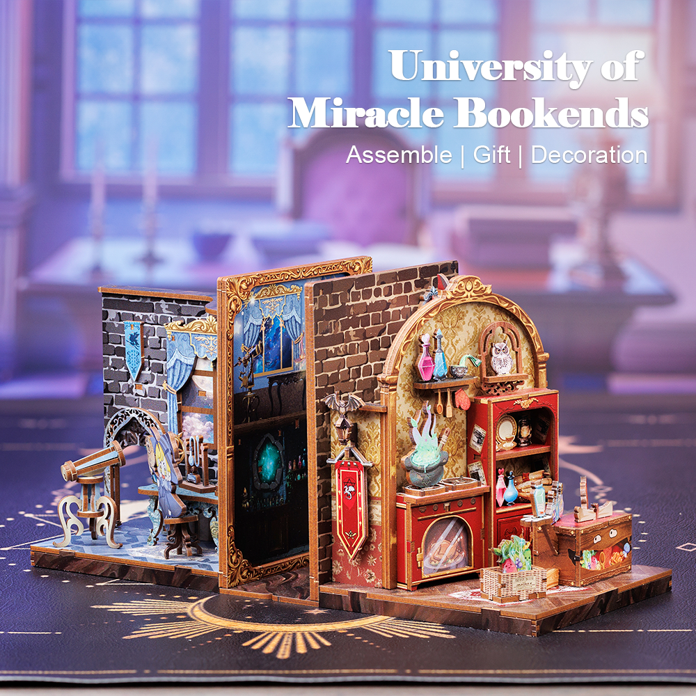 CUTEBEE DIY Bookends Kit (University of Miracle)