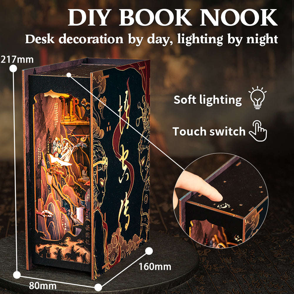 CUTEBEE DIY Book Nook Kit (The Legend of  WU KONG)