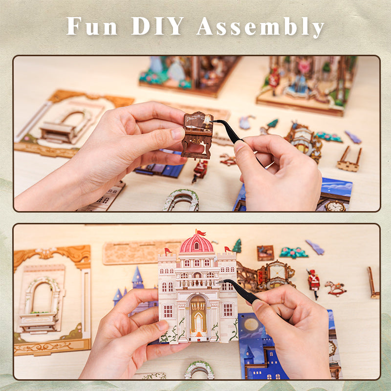 CUTEBEE DIY Bookends Kit (Fairy Town)