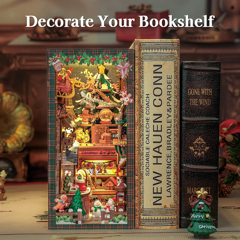 CUTEBEE DIY Book Nook Kit | Christmas Wish Store