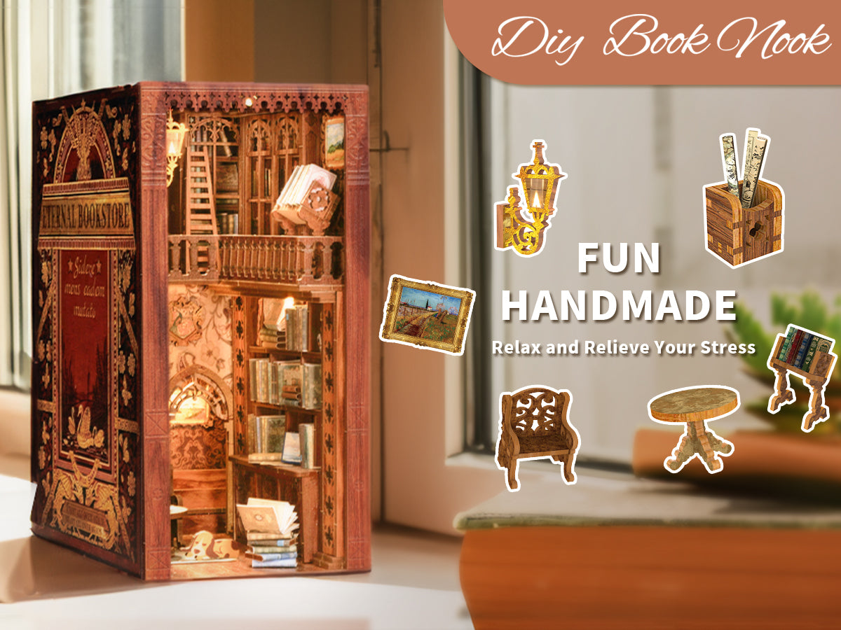Eternal Bookstore  DIY CuteBee BookNook 