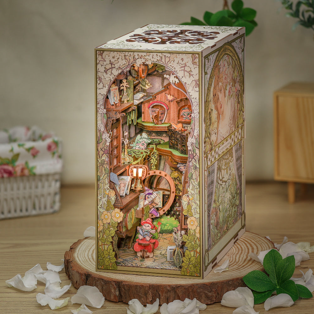 CUTEBEE DIY Book Nook Kit (Elves Paradise)