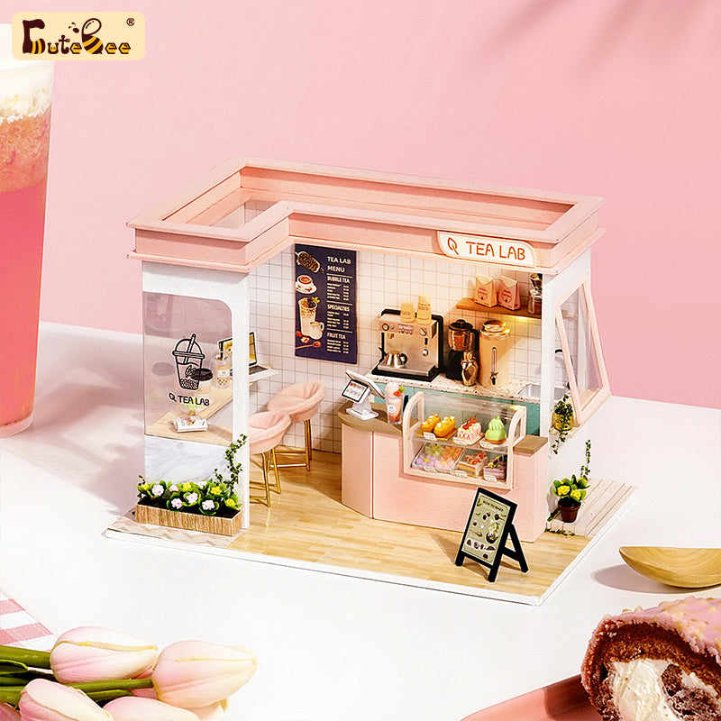 CUTEBEE 1: 24 DIY Dollhouse Kit (Happy Shop Series)